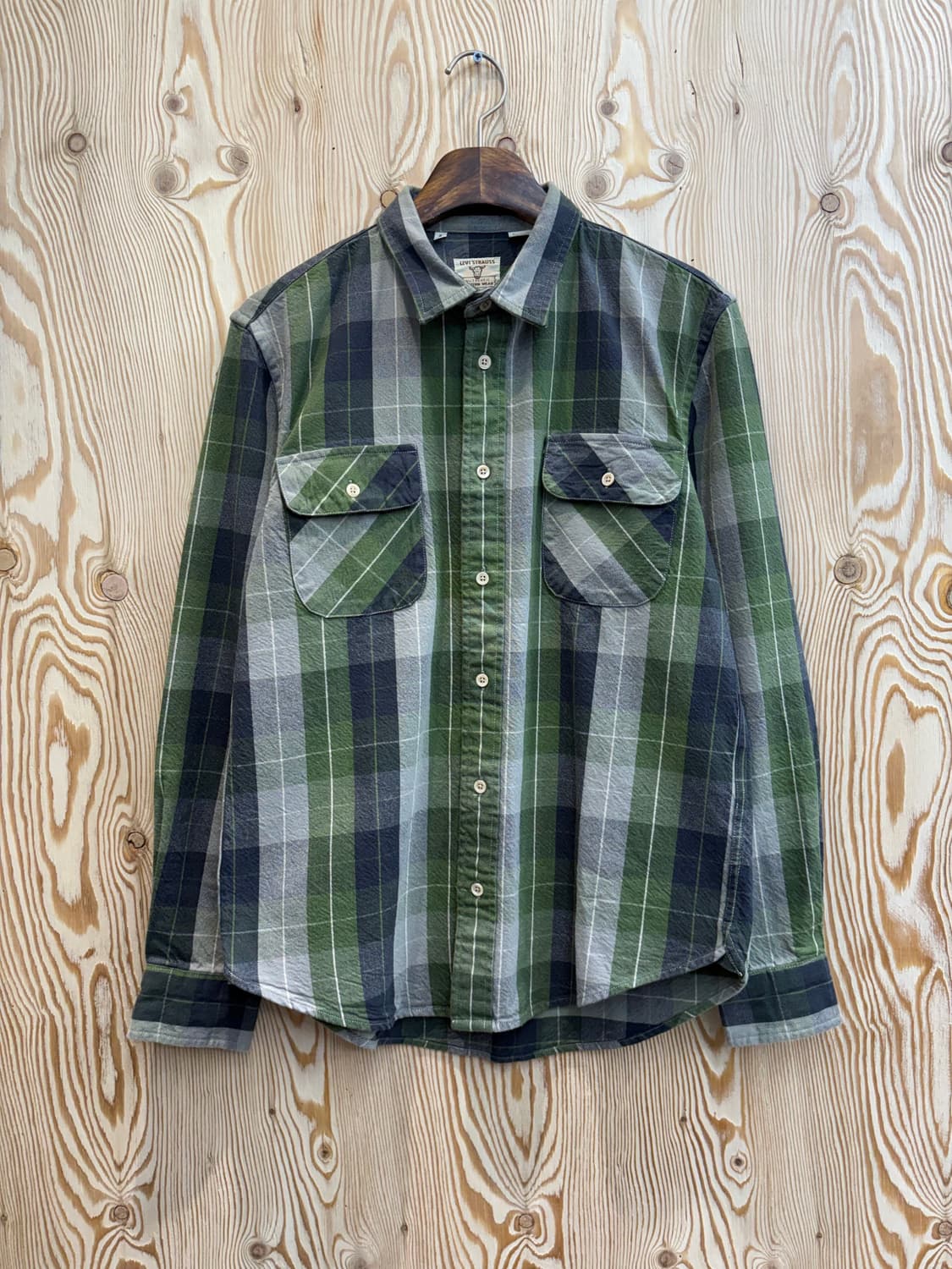 리바이스 웨스턴 체크 셔츠 상품이미지1