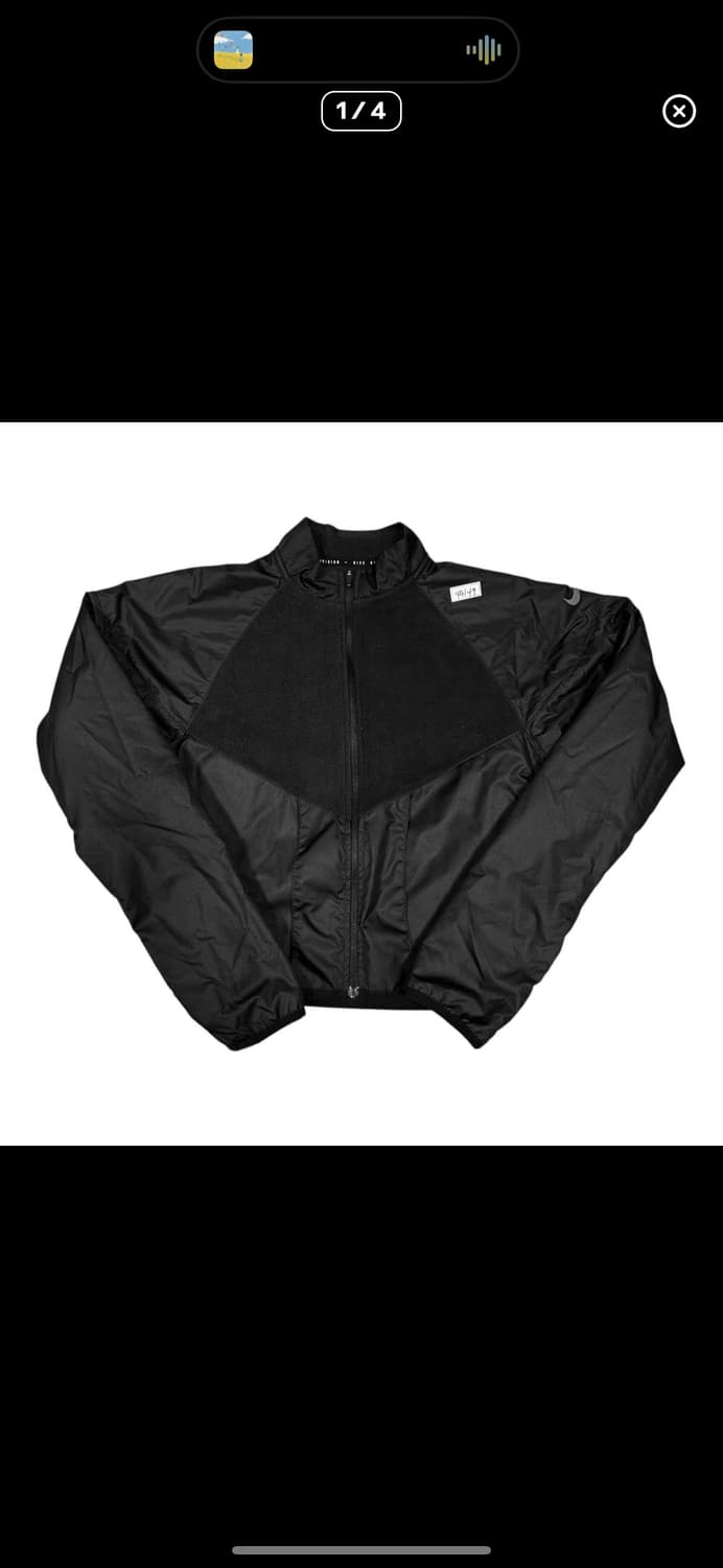 (바배) 나이키 런닝 플리스 기모 집업 상품이미지1