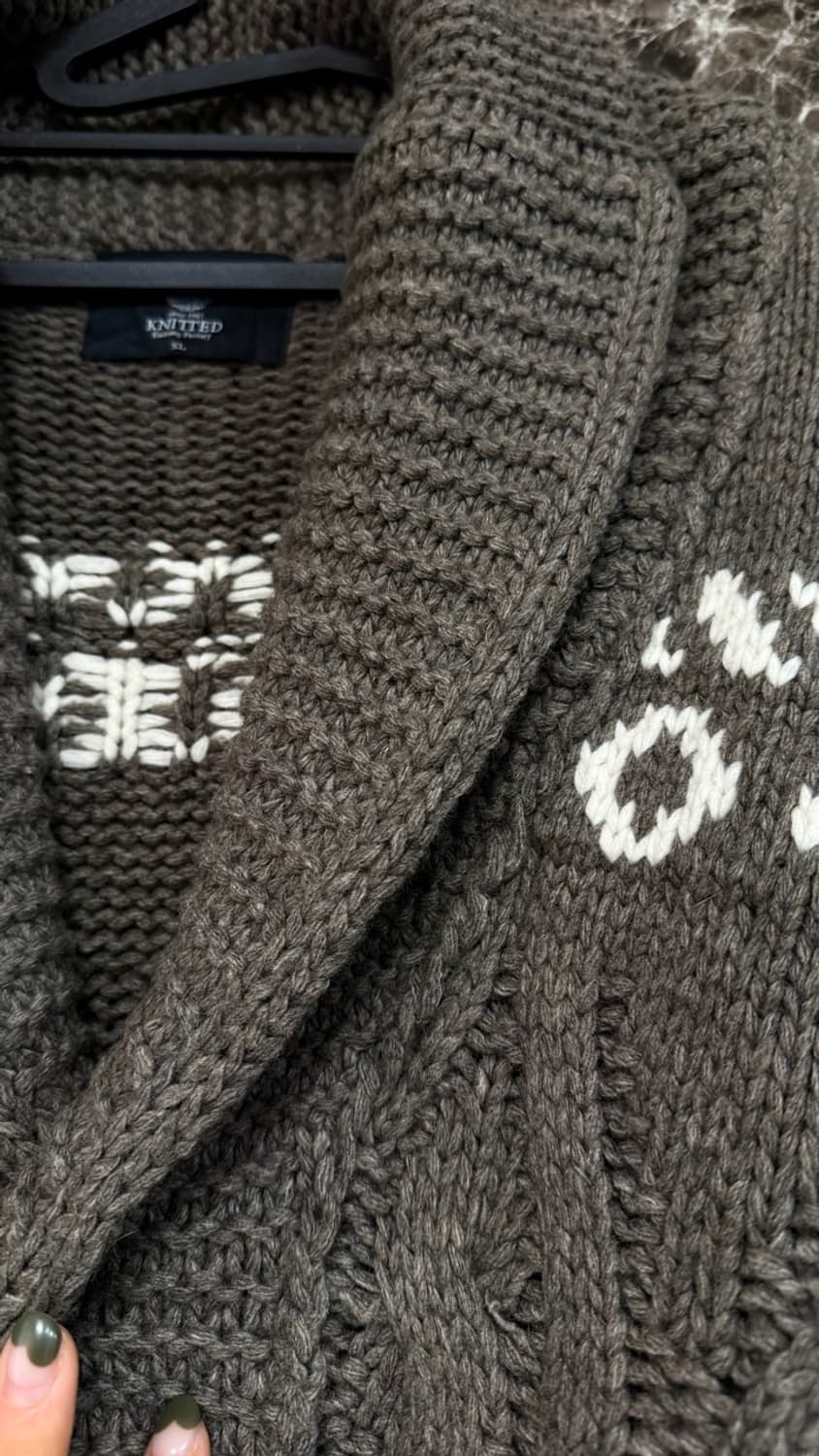 KNITTED 노르딕  가디건 XL 상품이미지5