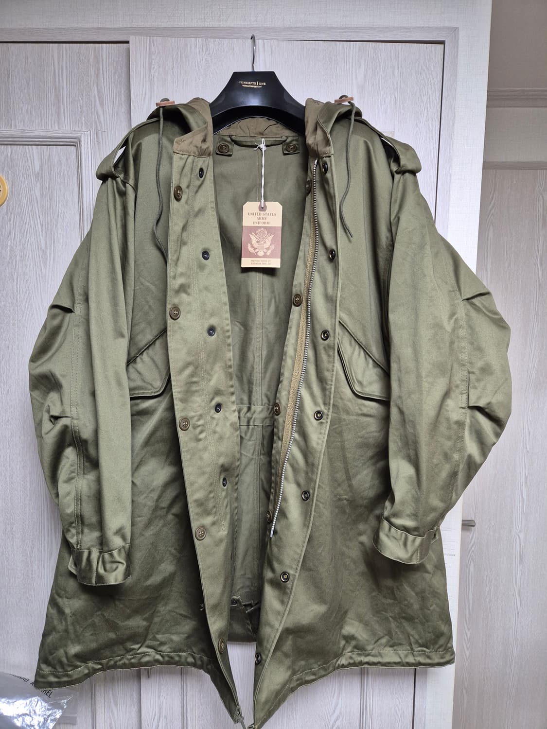 [택달린 새상품] 브론슨 m51 피쉬테일 파카 개파카  M 사이즈 상품이미지1