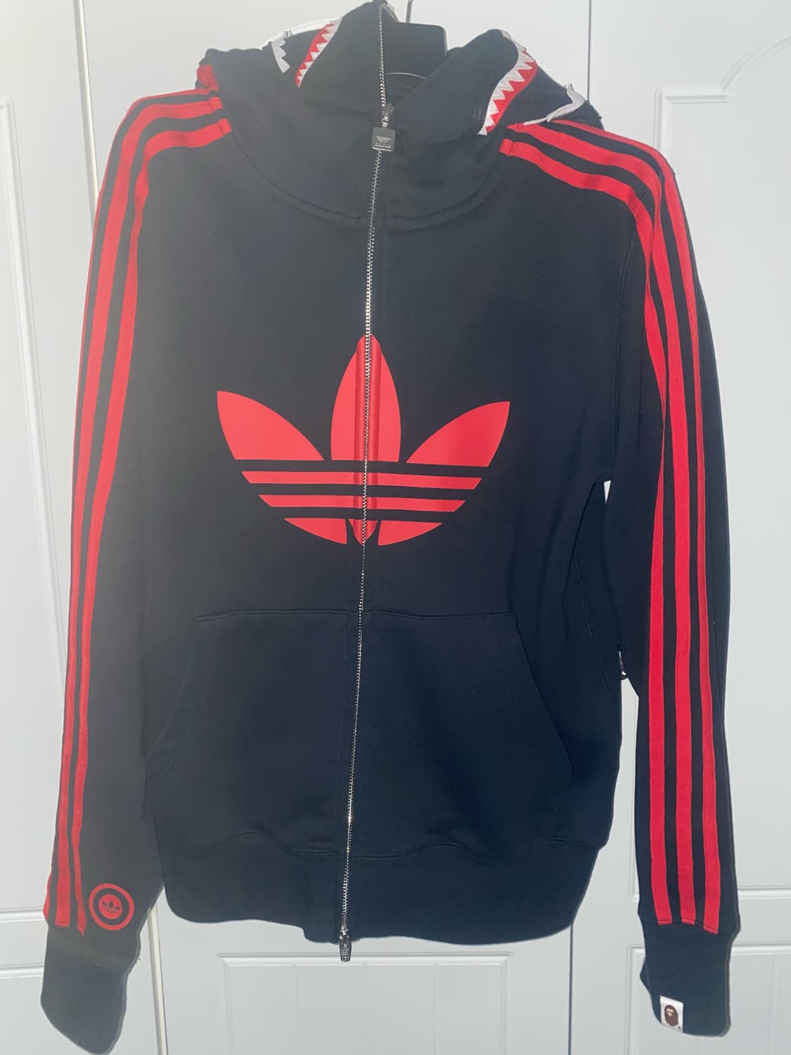 베이프x아디다스 후드집업 (S) 상품이미지2