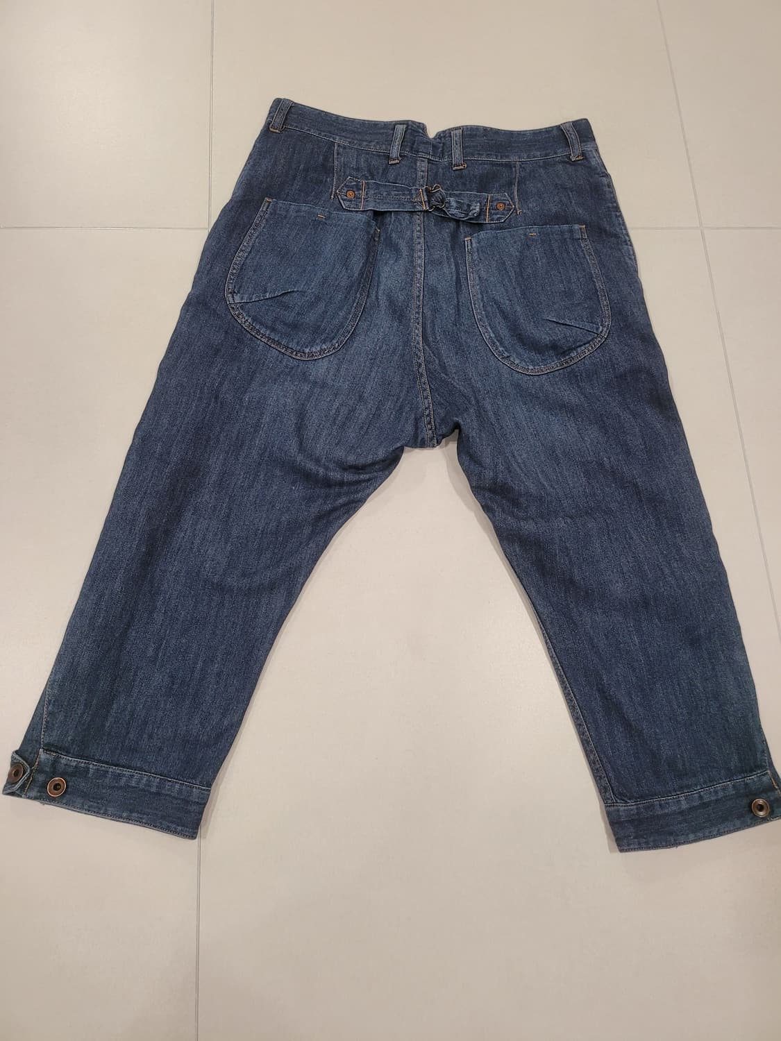 [L] 빔즈 하트(BEAMS HEART) 사루엘 크롭 데님 - "여유로운 상품이미지4