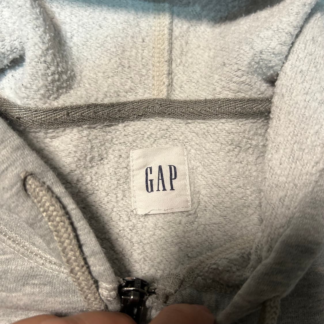 [L] GAP 그레이 후드집업 상품이미지2