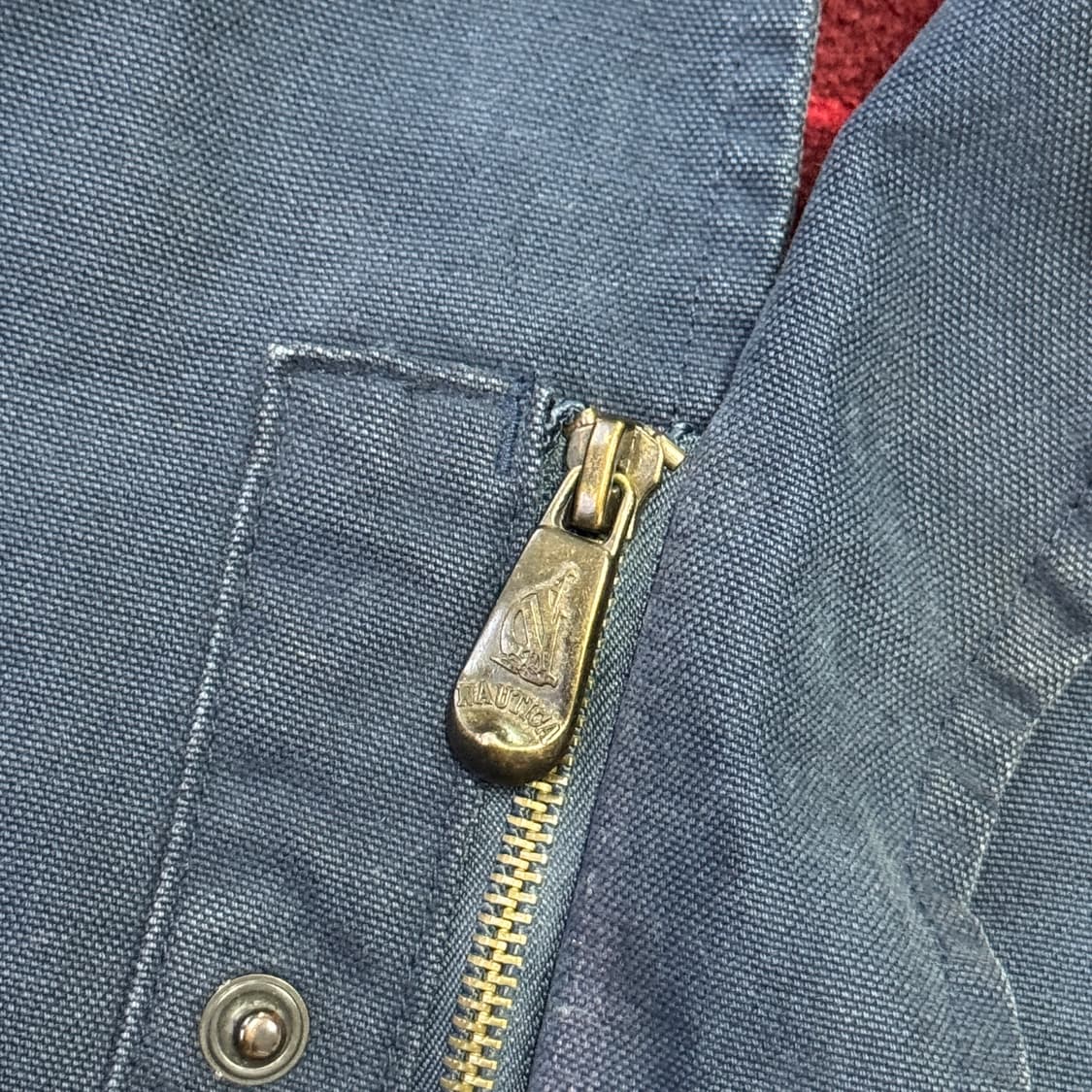 노티카 재팬 빈티지 누빔 레더카라 헌팅자켓 S(105) 상품이미지5