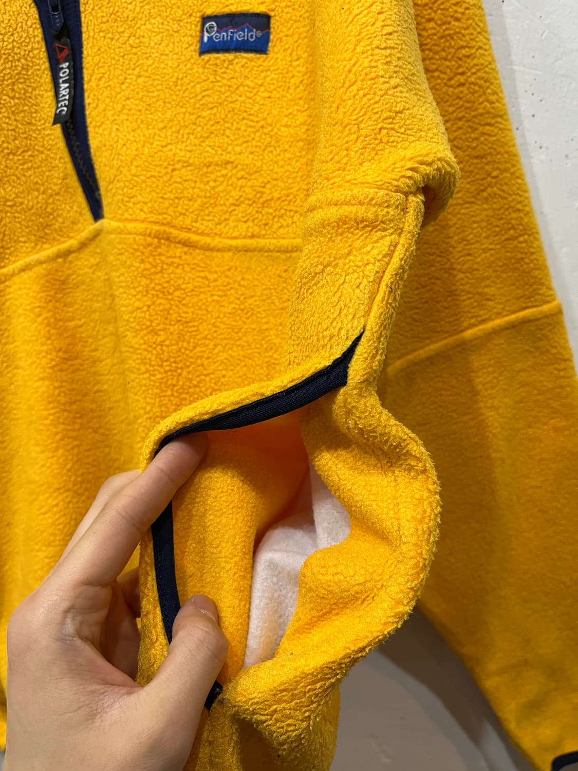 90s 펜필드 하프집업 아노락 플리스 Made in USA  상품이미지4