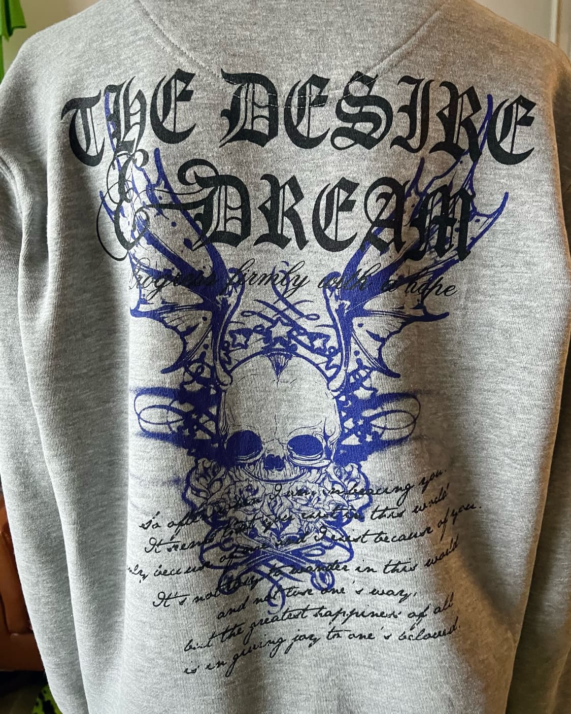 2000s Commontage Skull Print Sweatshirt 상품이미지3