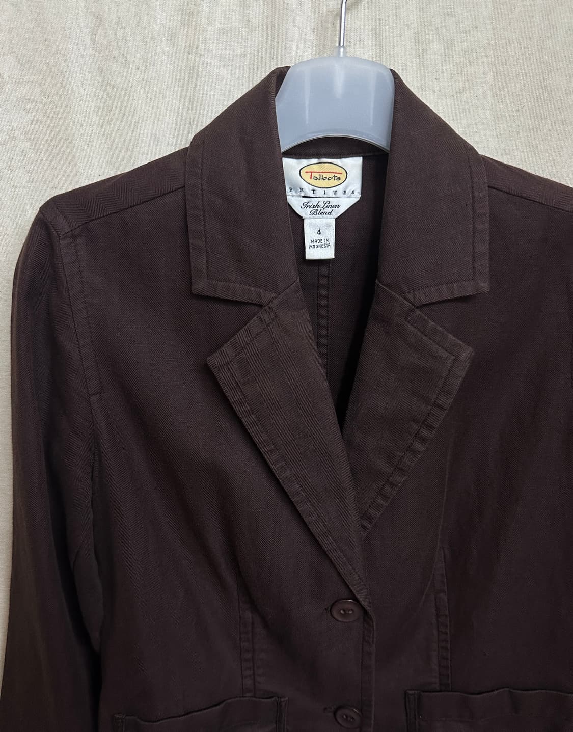 talbots 딥브라운 자켓 상품이미지2