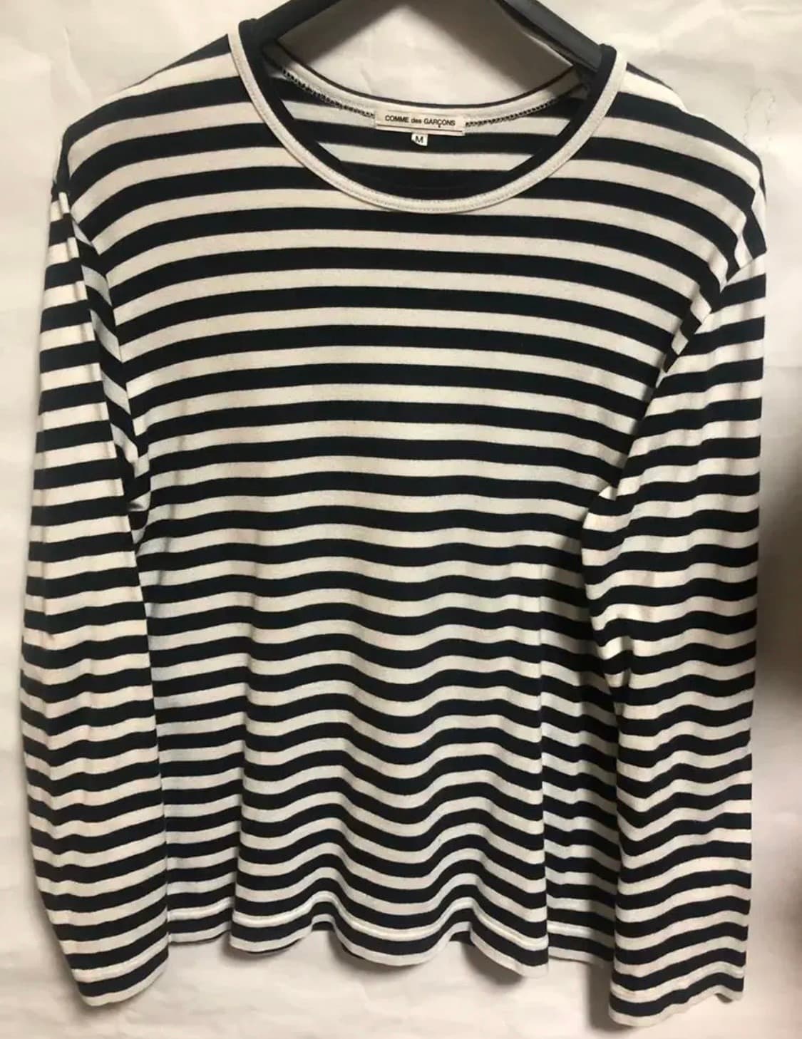 꼼데가르송 스트라이프 긴팔티셔츠 m 상품이미지2