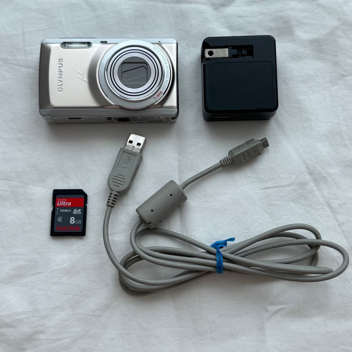 작례⭕️ 올림푸스 뮤 7040 Olympus 베이지 디카 디지털카메라 상품이미지10