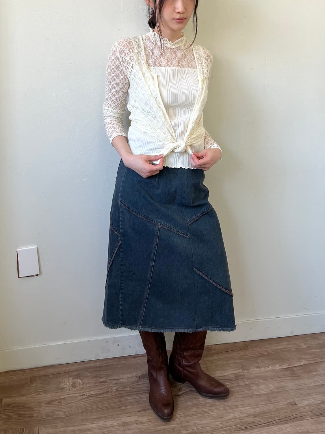 L.LOTTA 시스루 가디건 상품이미지7