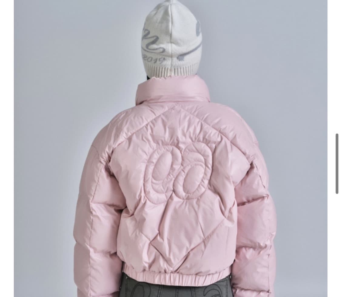 애즈온 푸퍼자켓 핑크 패딩 상품이미지1