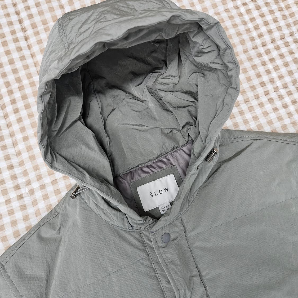 에스로우 반집업 경량패딩 남자100 상품이미지3