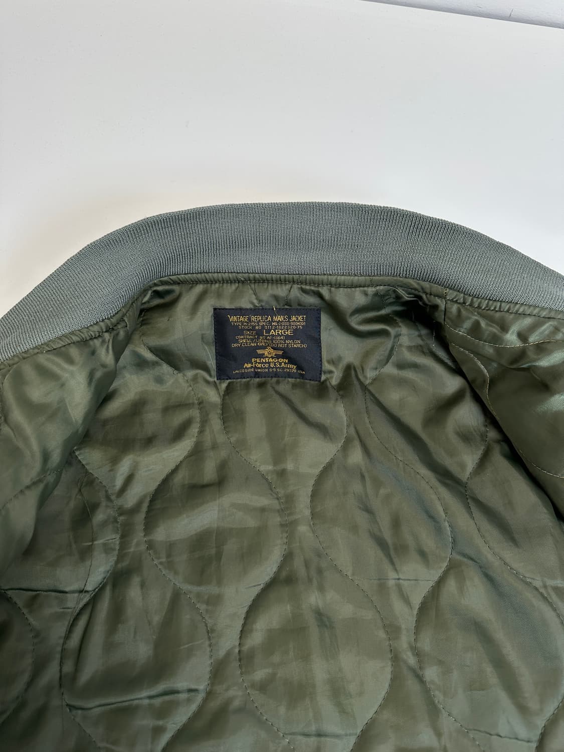 L)펜타곤 미군 에어포스 ma-1 항공점퍼  상품이미지5