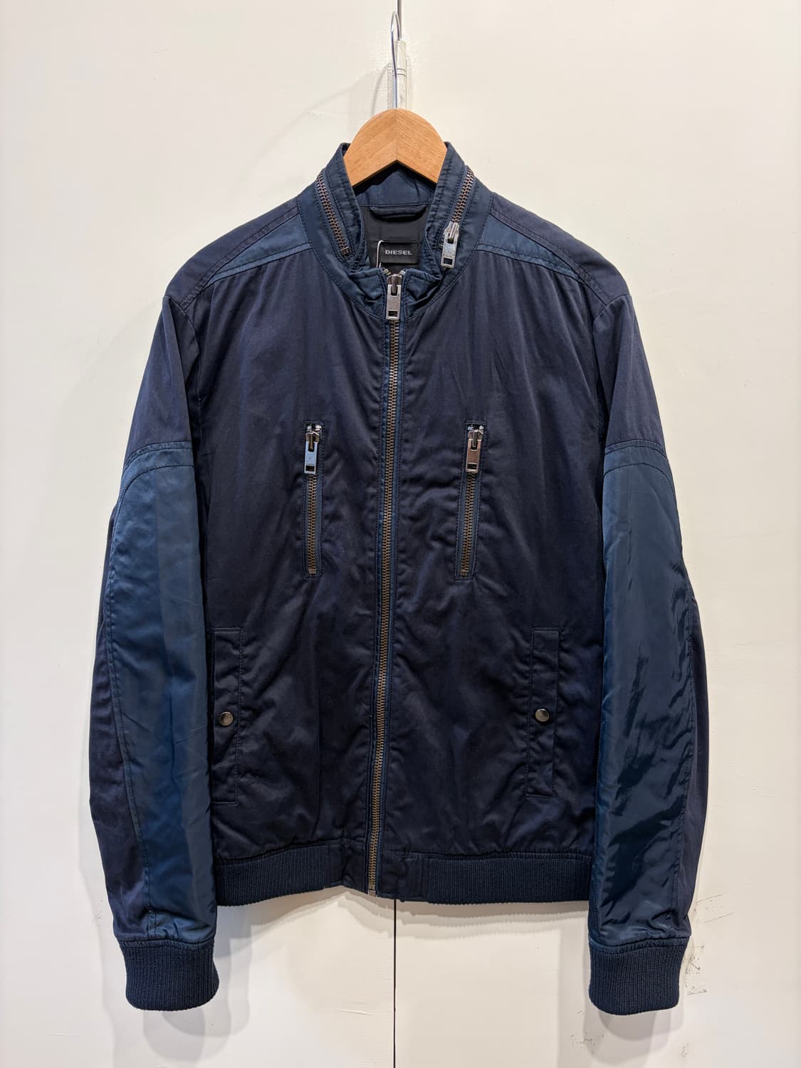 디젤 패치 블루종 자켓 상품이미지1