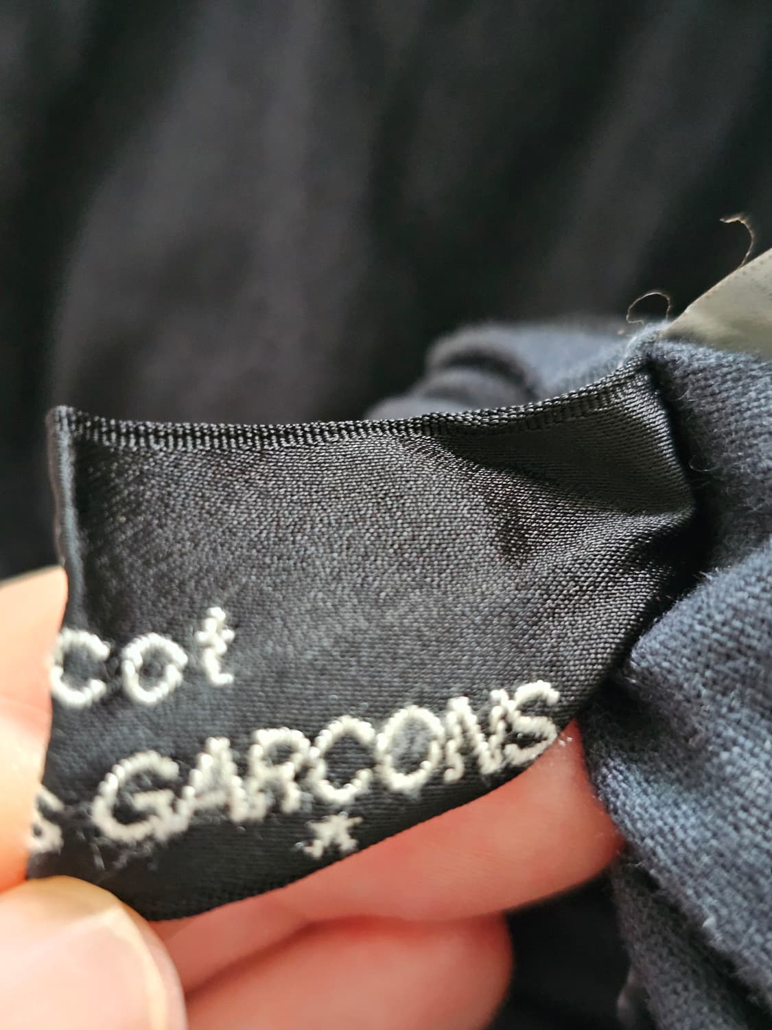 꼼데가르송 트리콧 스커트 상품이미지5