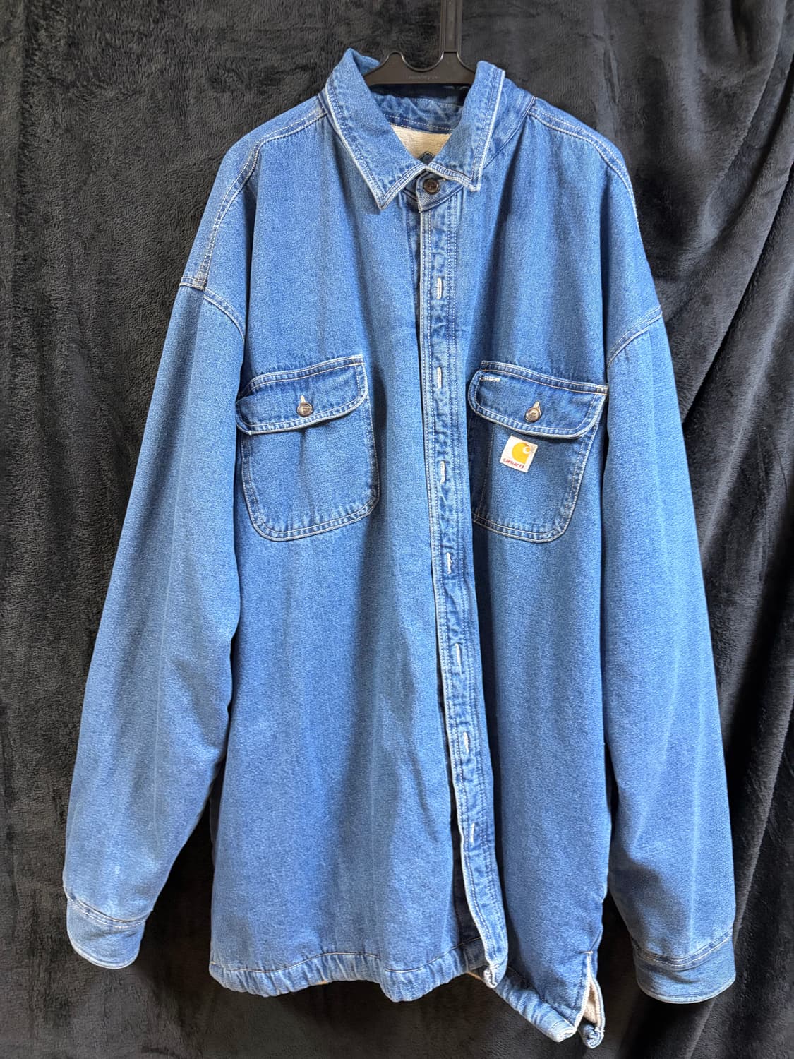 칼하트 데님 쉐르파 셔츠 자켓 XXL 상품이미지1