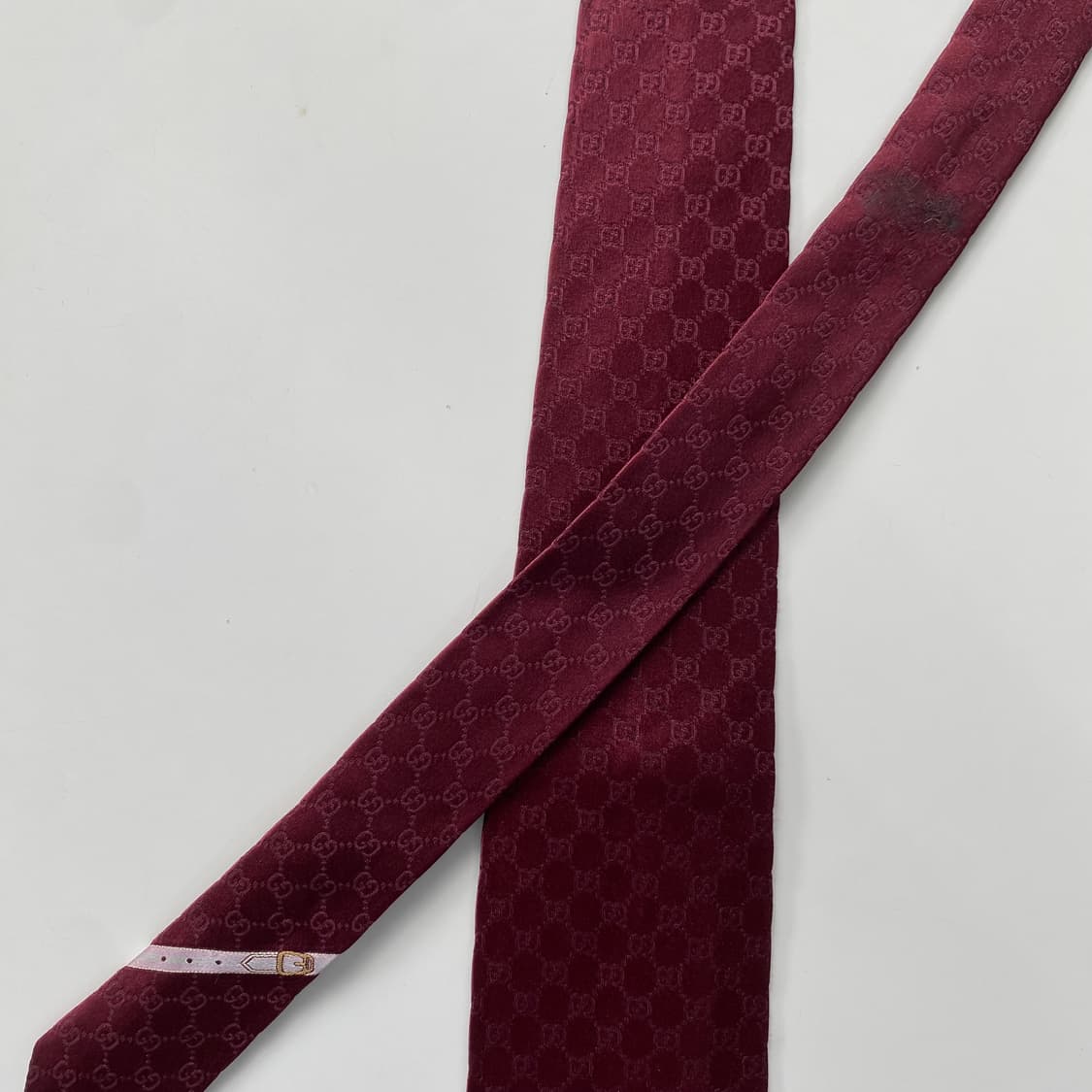 구찌(GUCCI) GG모노그램 명품 정품 넥타이 8.3cm 상품이미지4