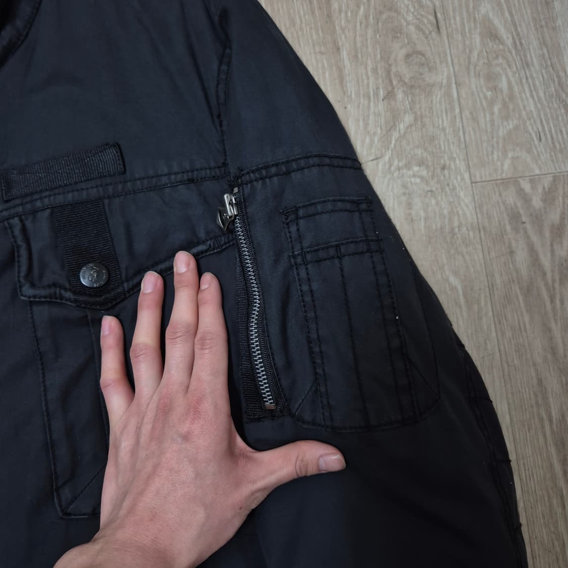 EVISU 에비수 사이드와펜 밀리터리 필드자켓 M(95) 상품이미지4