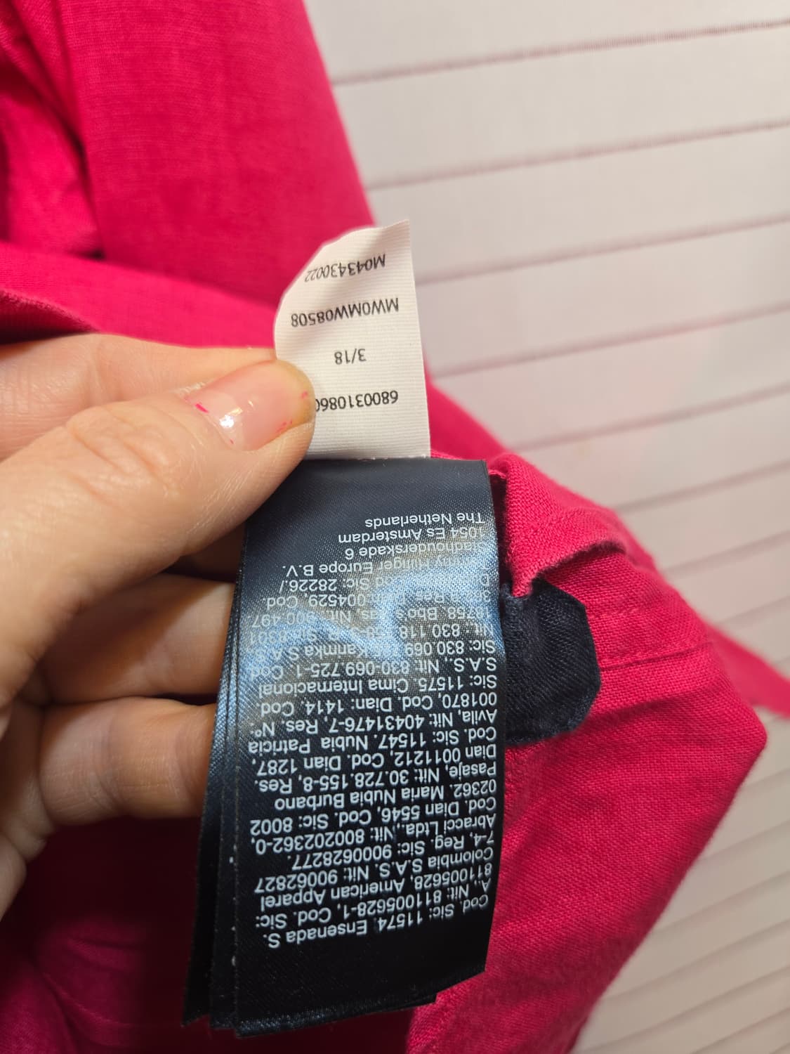 타미힐피거 린넨100 셔츠 상품이미지7