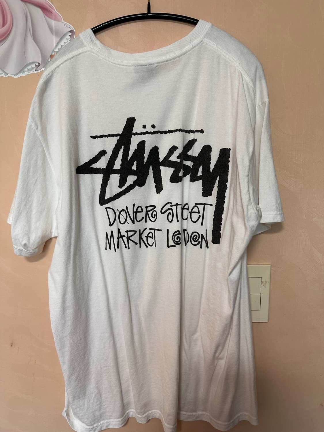 L) 스투시 스탁 도버 스트리트 마켓 런던 티셔츠 화이트 상품이미지6