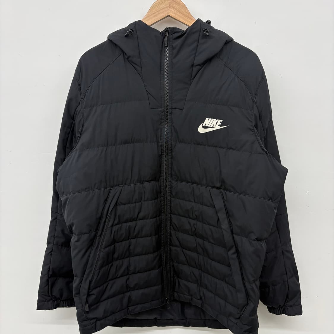 나이키 블랙 패딩 점퍼 후드 XXL 상품이미지2