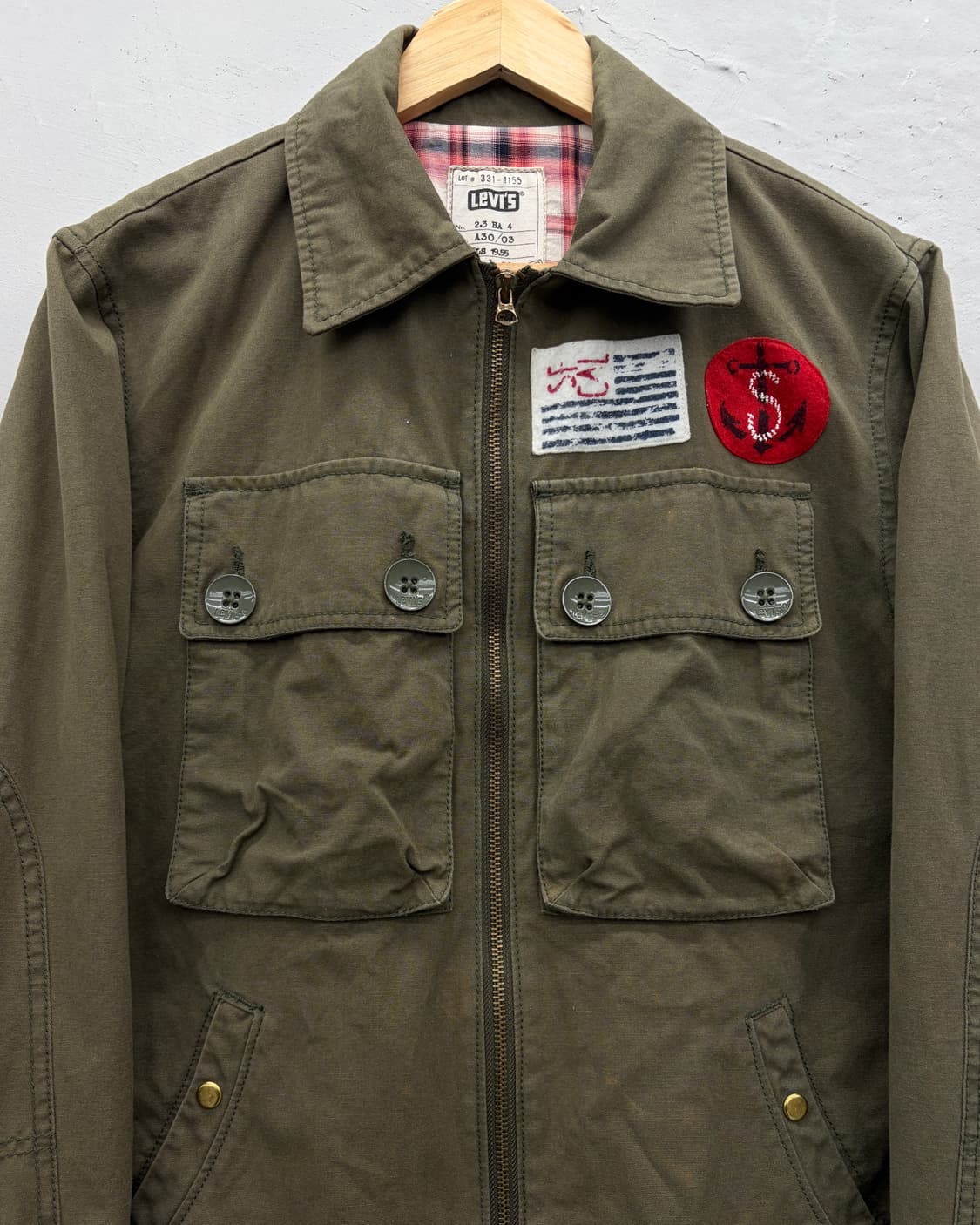 리바이스 앵커 와펜 미 해군 필드자켓 상품이미지2