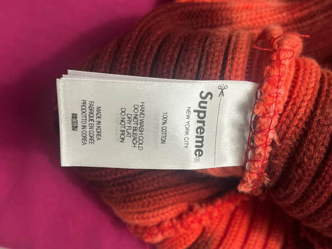 슈프림 비니(오버다이드 비니 레드) 새제품 상품이미지3