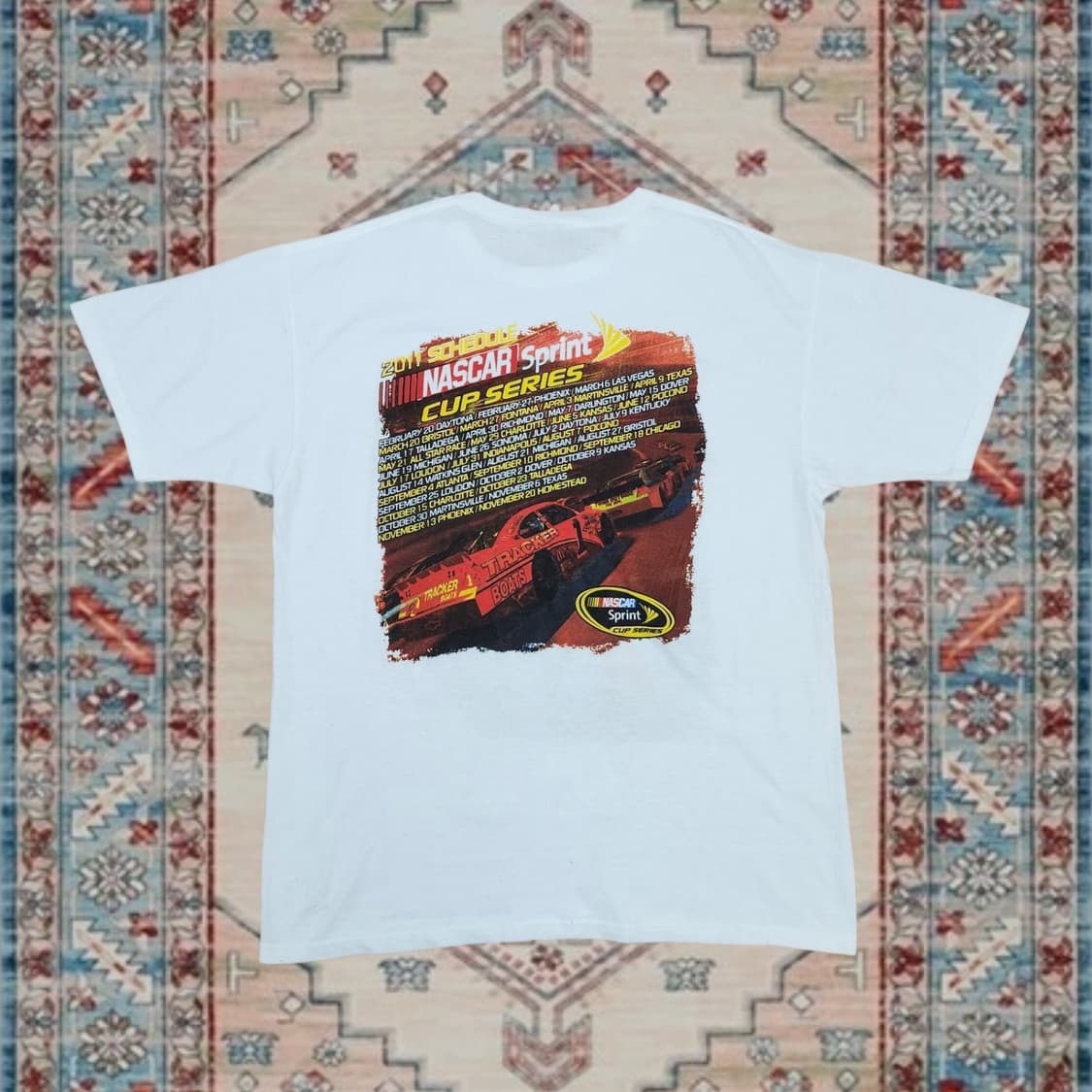 00s 빈티지 NASCAR 켄터키 400 레이싱 티셔츠 White XL 상품이미지2