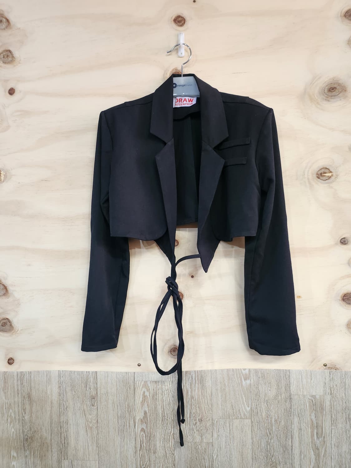 636) 드로우어텐션 크롭 자켓 상품이미지1