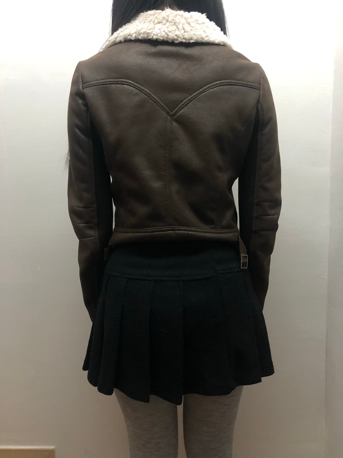 빈티지 브라운 무스탕 자켓 상품이미지5