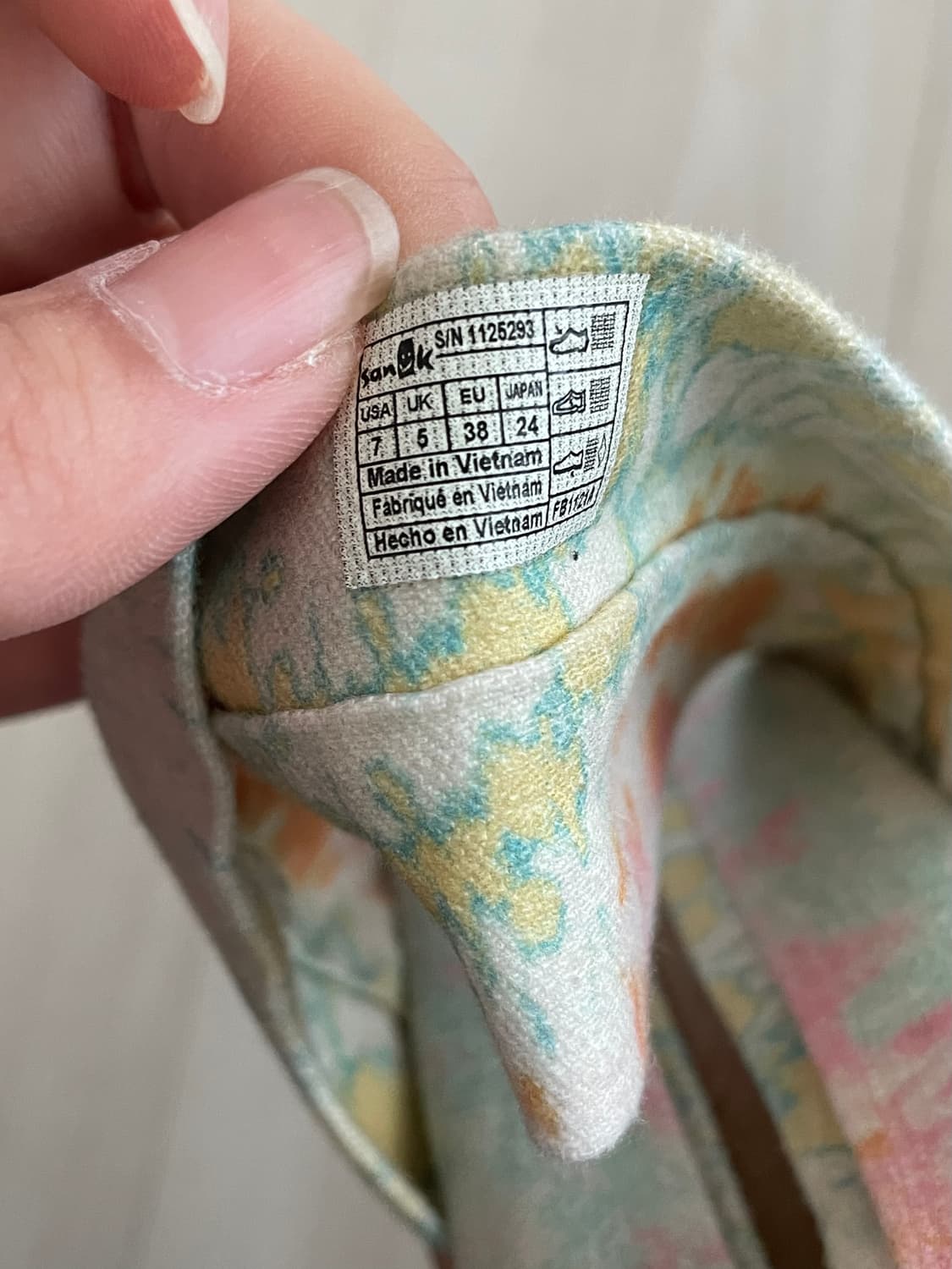 Sanuk x grateful dead 타이다이 쪼리 상품이미지4