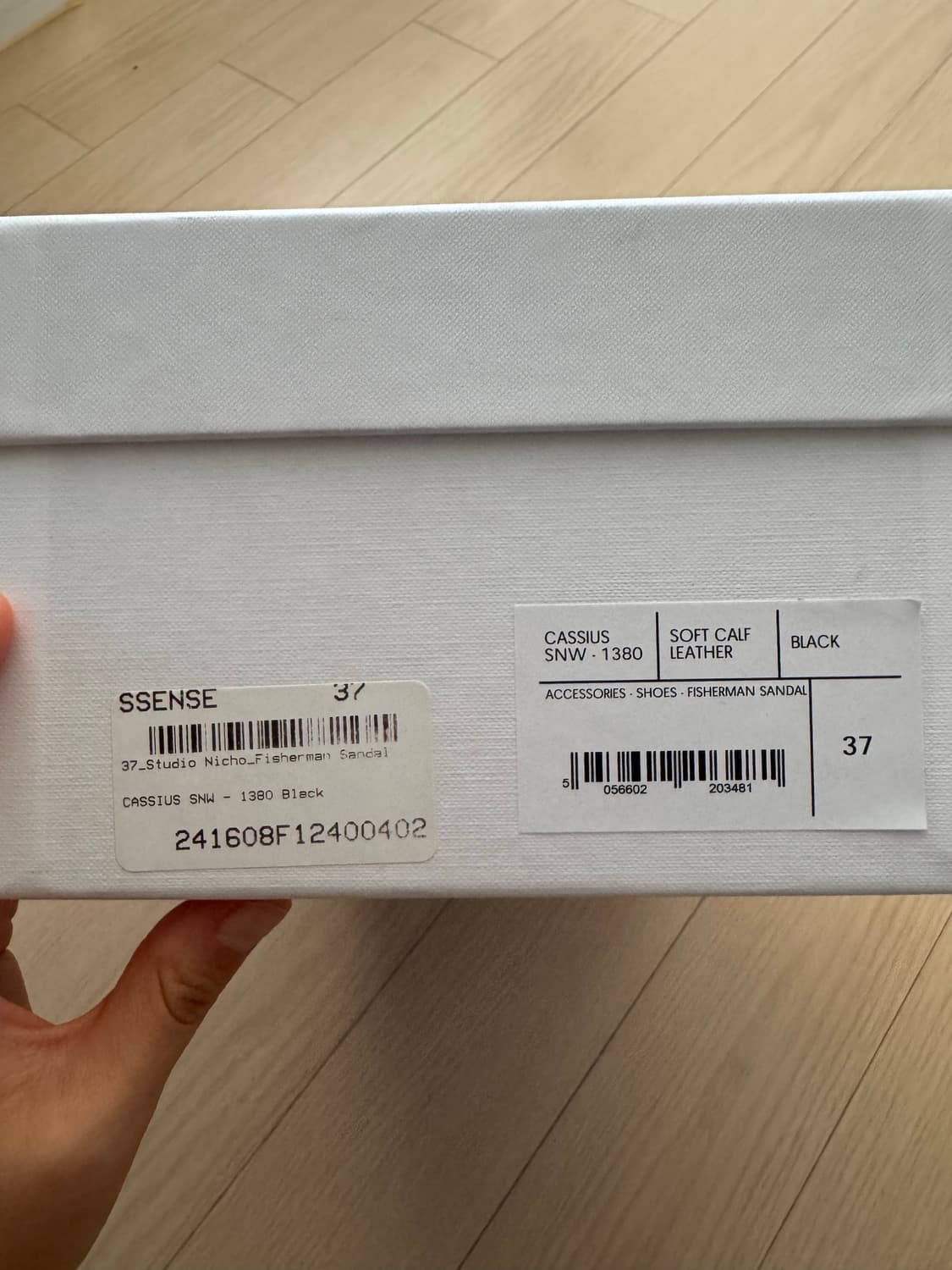 스튜디오니콜슨 블랙 카시우스 샌들 상품이미지7