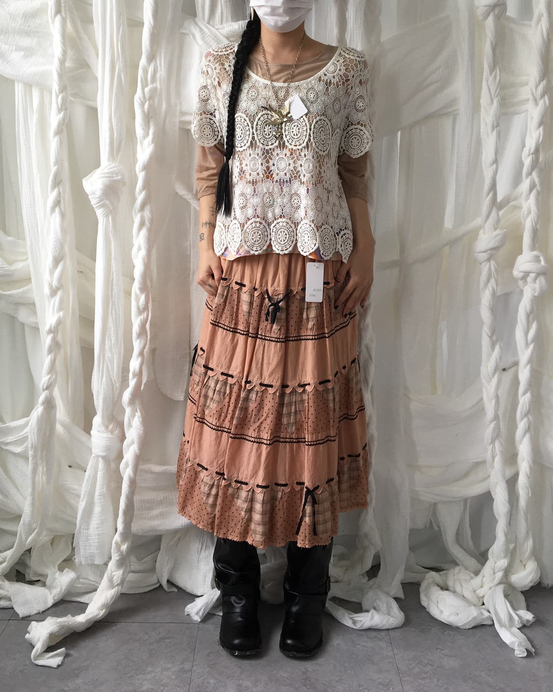 Crochet pattern top 상품이미지1