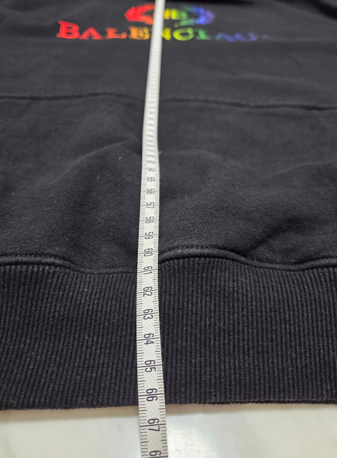 발렌시아가 레인보우 자수 후드티 상품이미지4