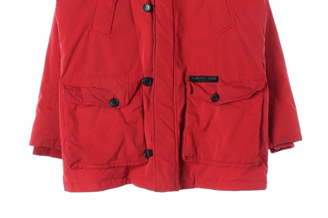 버커루 빈티지 아틱 덕다운 점퍼 레드 XL 상품이미지5