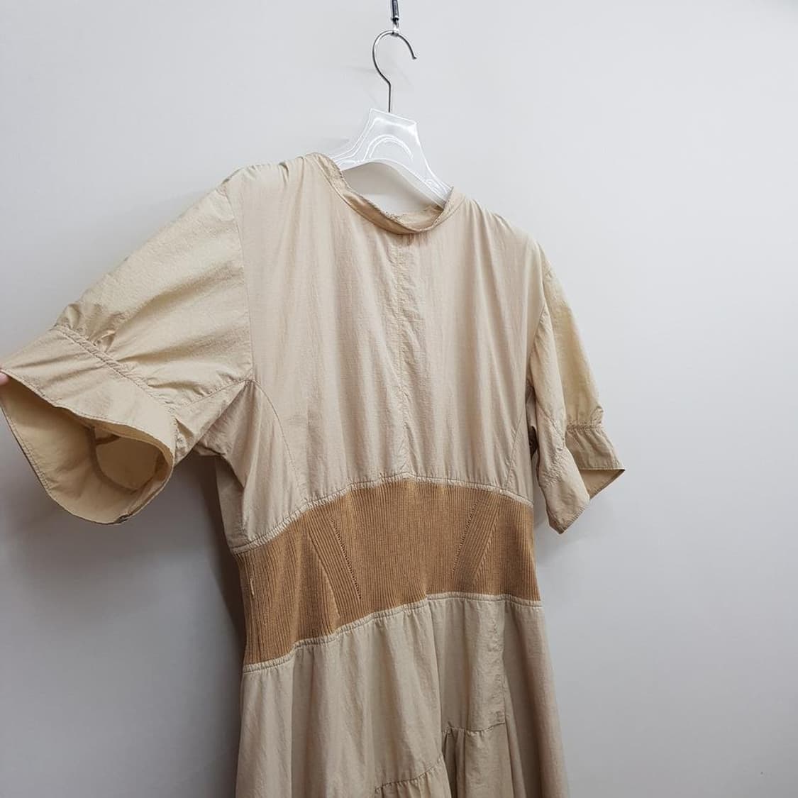 한섬 SJSJ 2022 허리 셔링 포인트 롱 원피스 88-98-165 상품이미지3