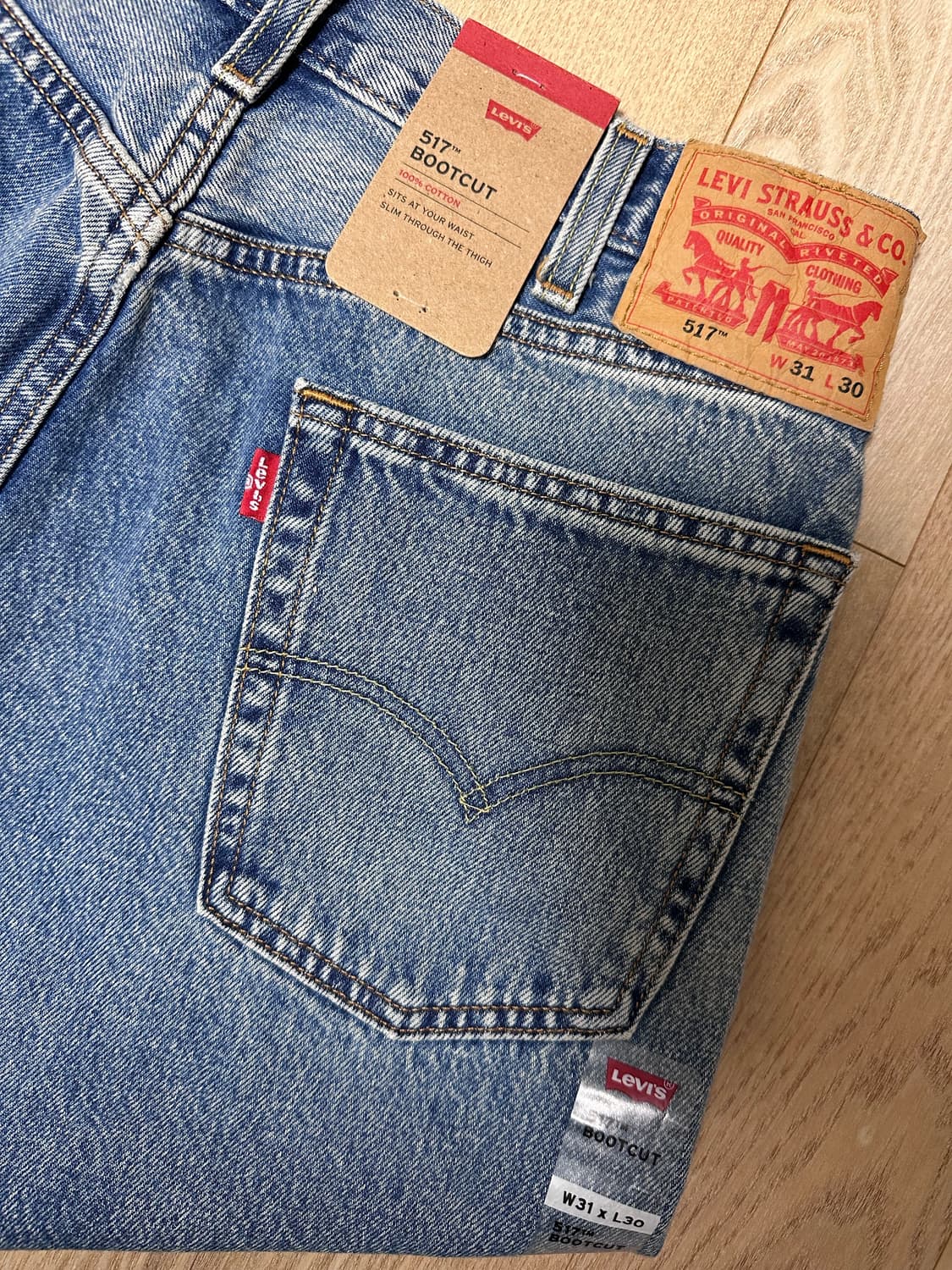 리바이스 517 라이징선 부츠컷 31*30 31/30 허리31 기장30 상품이미지3