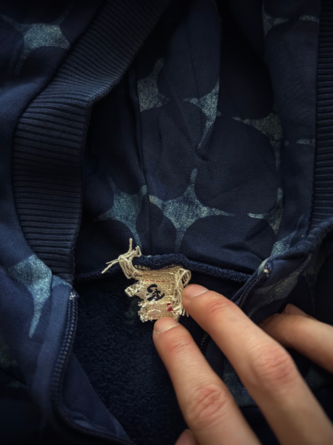 Eternal Indigo Starburst Hoodie zip-up 상품이미지8