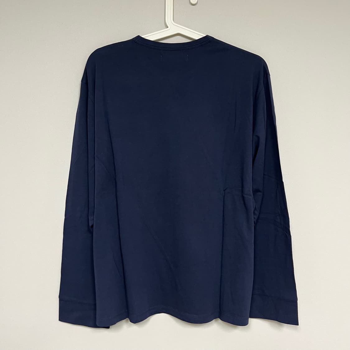 [S,M,L,XL]기마구아스 Misha 투톤 롱 슬리브리스 탑/네이비 상품이미지3