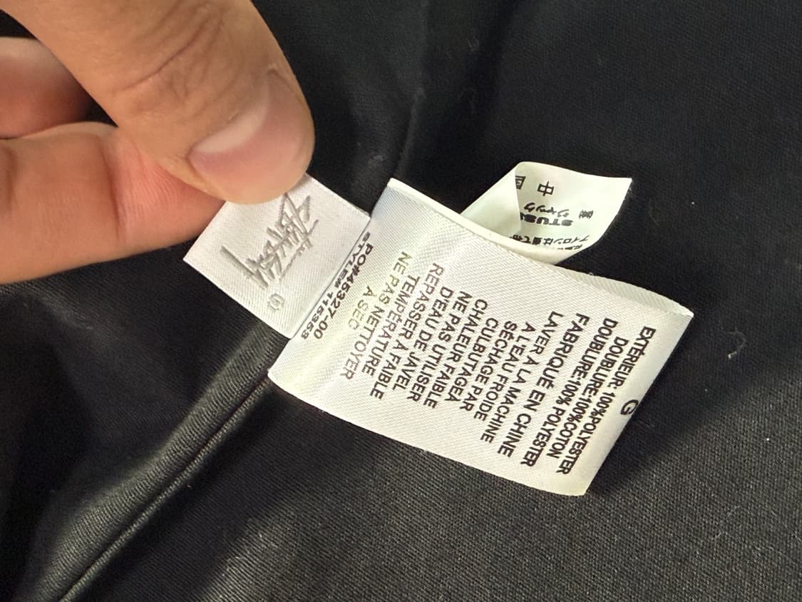 스투시 체크 코치자켓 L 상품이미지5