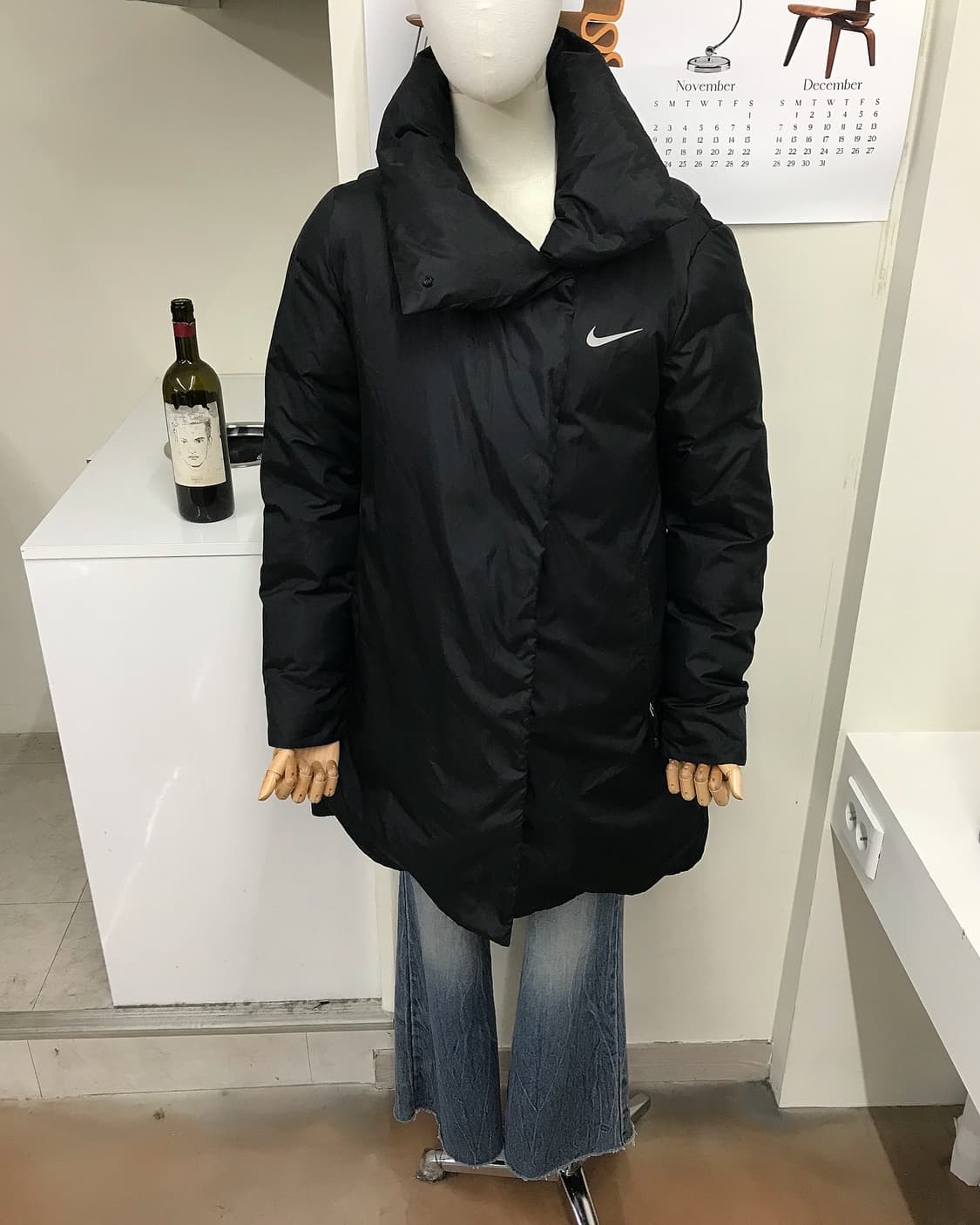 나이키 구스다운 하이넥 롱패딩 상품이미지7