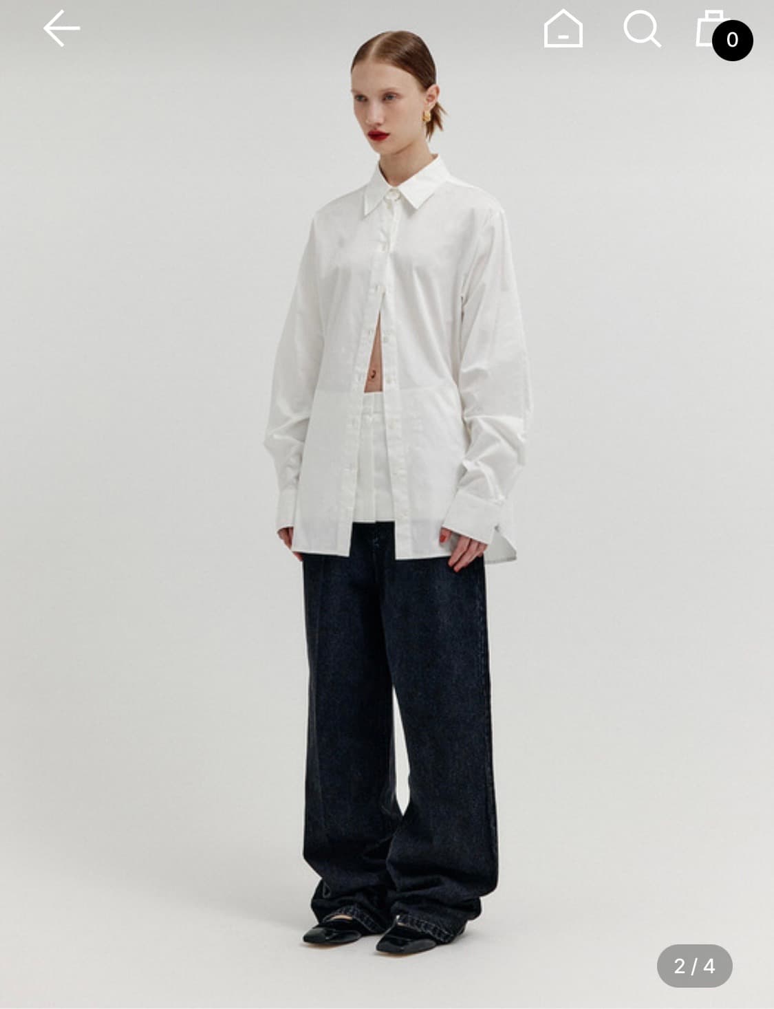 EENK XIEX DENIM PANTS 잉크 데님 흑청 상품이미지2