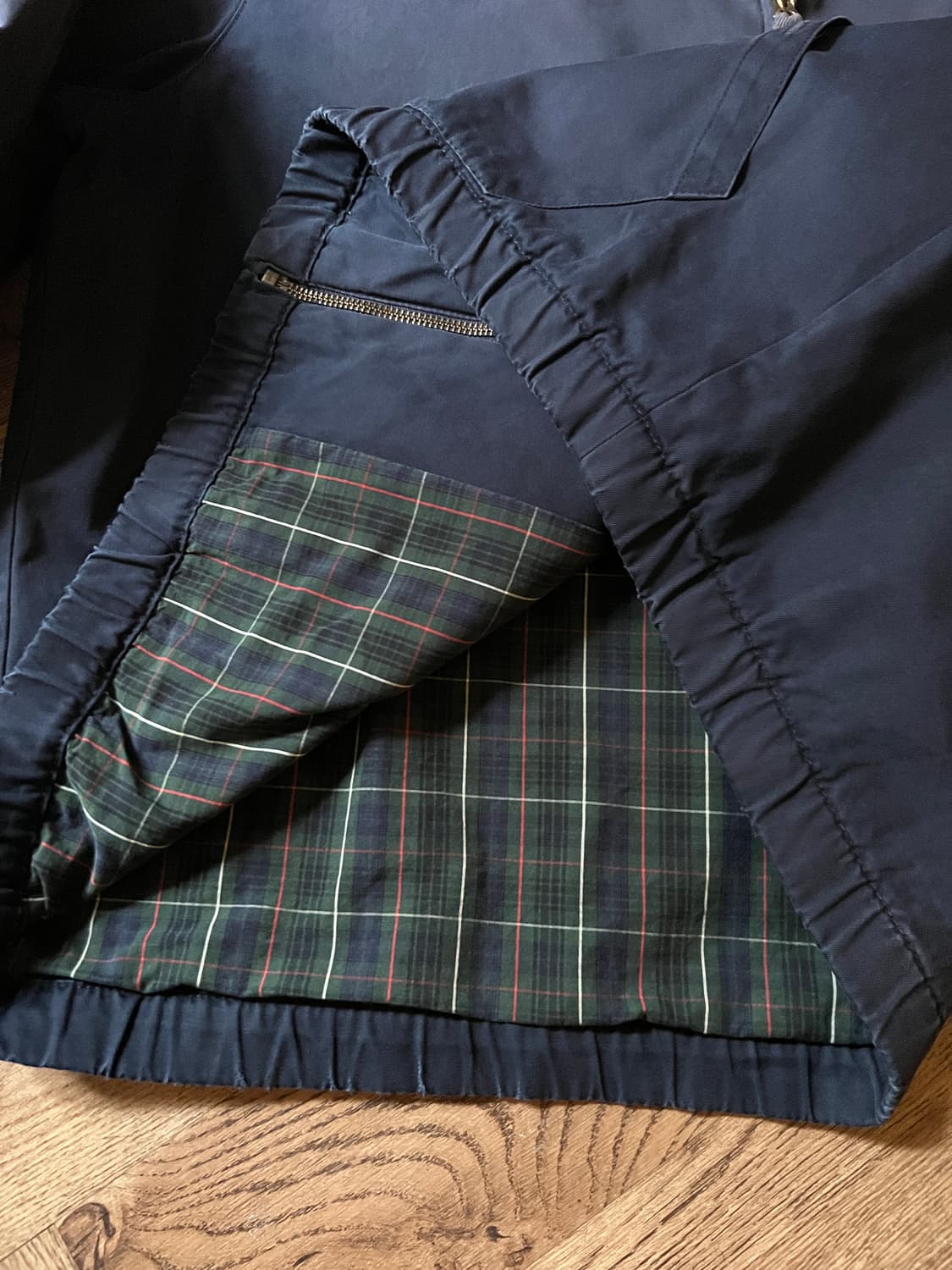 [L]폴로 랄프로렌 체크 라이닝 네이비 베이포트 자켓 상품이미지5