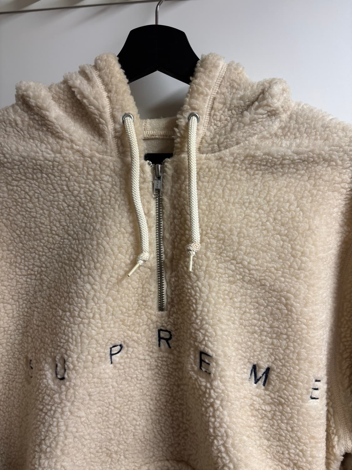 [L] 슈프림 쉐르파 플리스 풀오버 크림 상품이미지4