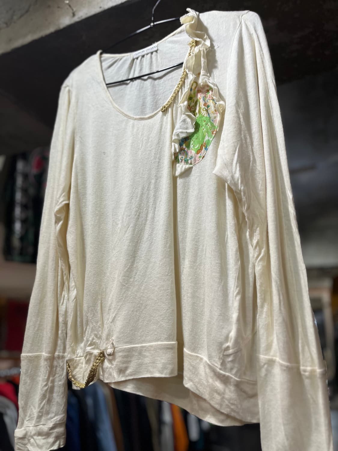 TSUMORI CHISATO 츠모리 치사토 프릴 플라워 롱슬리브 상품이미지2