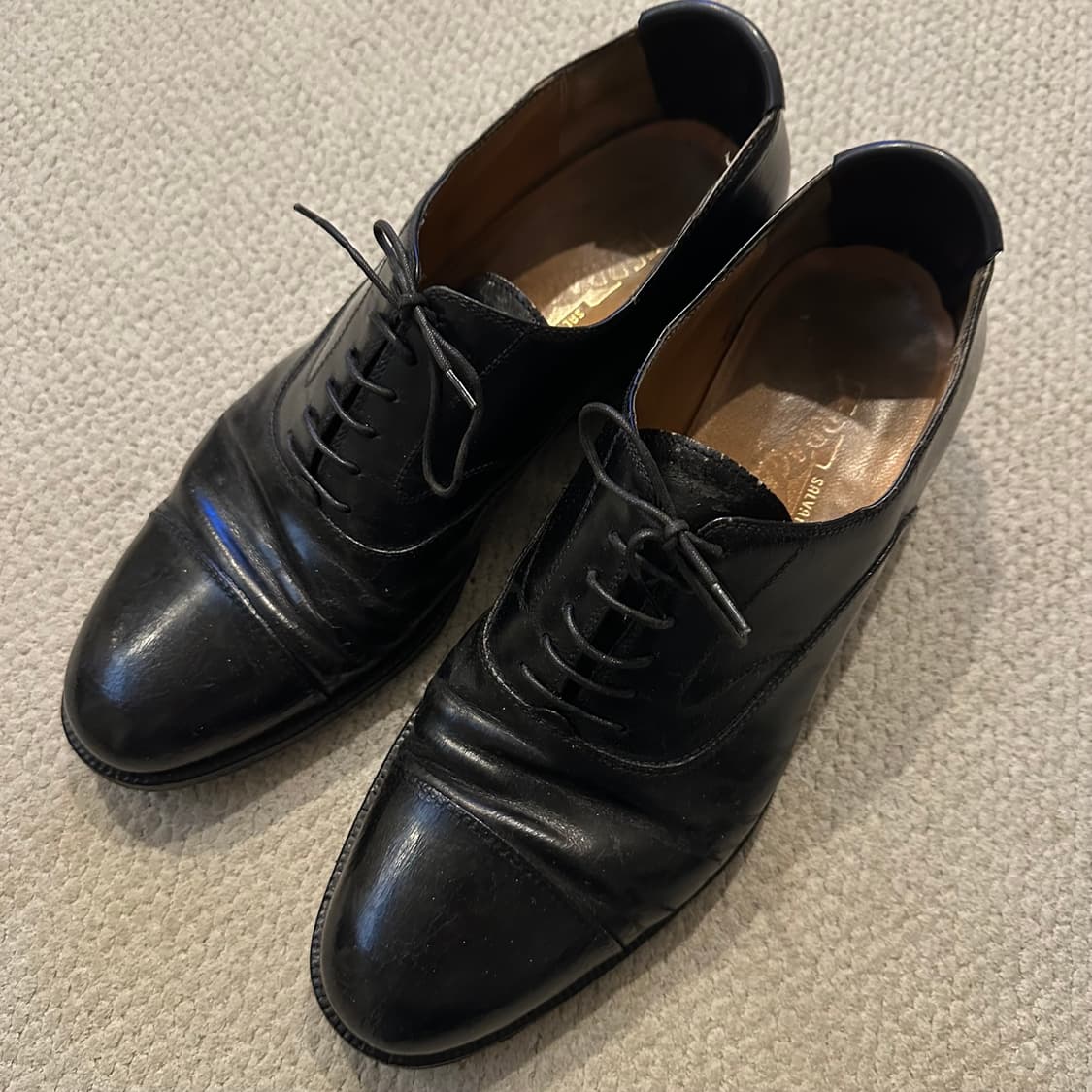 Ferragamo(페라가모) 빈티지 스트레이트 팁 더비 상품이미지2