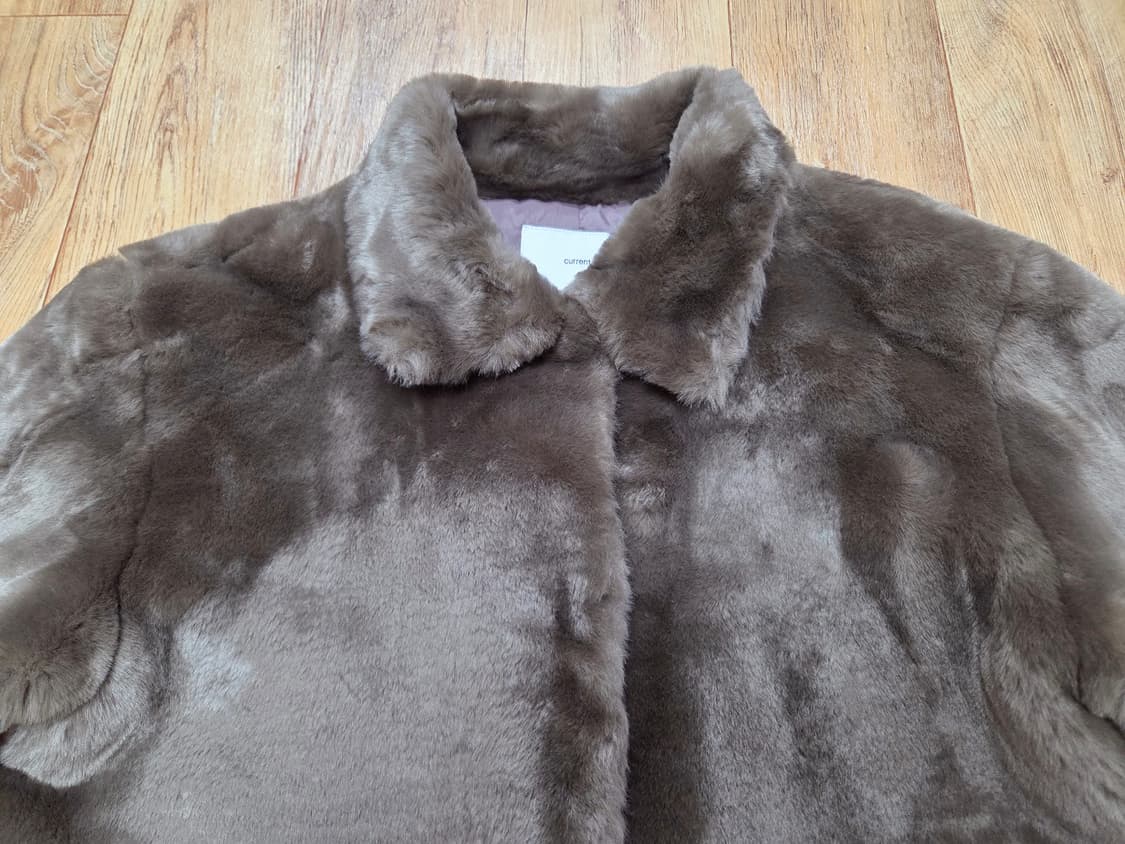 커렌트(CURRENT) 퍼 크롭자켓 프리사이즈 상품이미지4