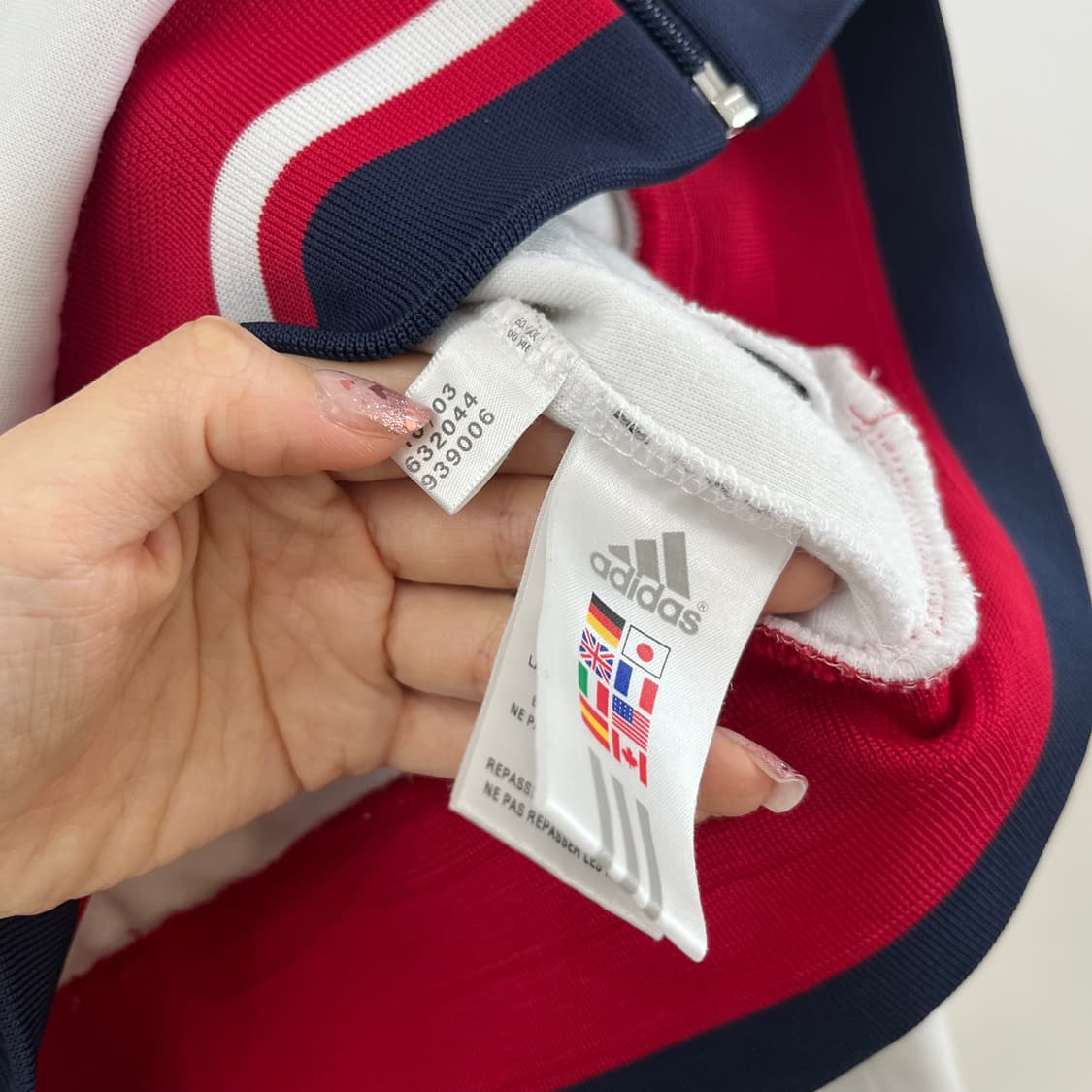 아디다스 잉글랜드 국대 화이트 레드 트랙탑 져지 상품이미지8