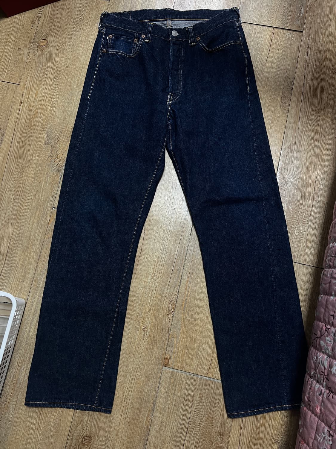 택포15) 풀카운트 1101w 셀비지 데님팬츠 30x32 상품이미지1