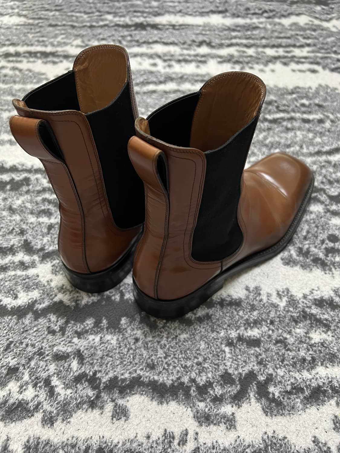 드리스반노튼 스퀘어토 브라운 부츠 42 상품이미지4